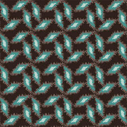 geometric abstract pattern with teal shapes vector image
