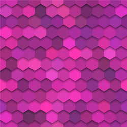 Geometric Pink Hexagon Pattern vector image