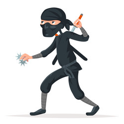 japan secret ninja assassin japanese sword cartoon vector