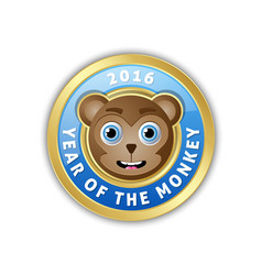 2016 year monkey chinese new animal vector