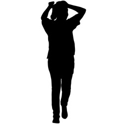 Dancing Girl Nude Silhouette Vector Images (over 210)