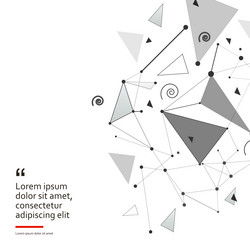 abstract shapes design for web background vector image