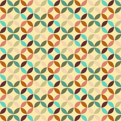 geometric circle pattern background vector image
