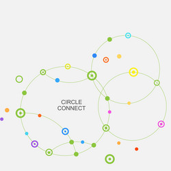 Technology Connection Network vector image
