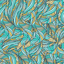 abstract of wavy lines background seamless pattern vector image