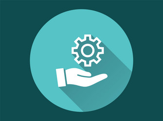 setting security icon for graphic and web design vector image