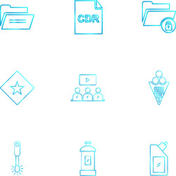 folder bottle files file type windows vector image