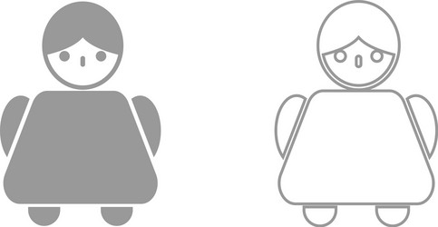 Fat Grandmother Granny Vector Images (58)