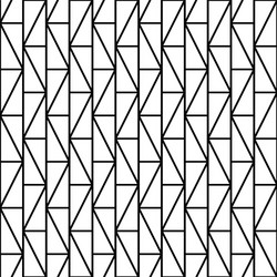 seamless geometric pattern - simple design vector image