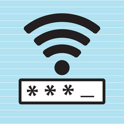 security password design vector image