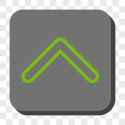 arrowhead up rounded square button vector image