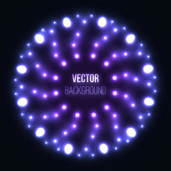 Colorful glowing circle background Royalty Free Vector Image
