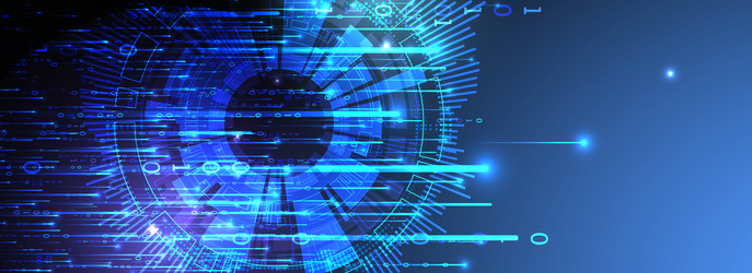 Digital Data Network vector image