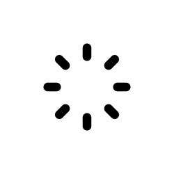 Loading icon isolated on white background Vector Image