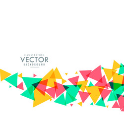 Dynamic Triangle Waves Background vector image