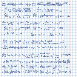 Math Notebook Background vector image