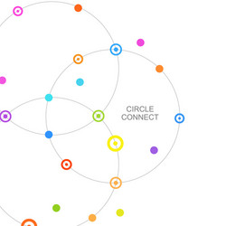 Tech Connection Network Background vector image