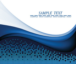 Dynamic Wave Pattern vector image
