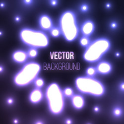 abstract glowing background with light spots vector image