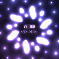 Abstract glowing background with light spots vector