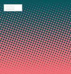 abstract geometric halftone pattern color vector image