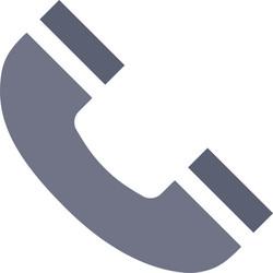 call interface phone ui flat color icon vector image