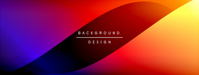 gradient and shadow wave line geometric vector image
