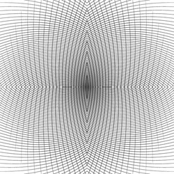 grid of distorted dynamic lines repeatable curved vector image