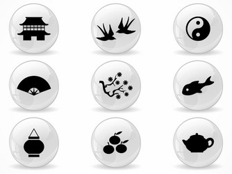 web buttons vector image
