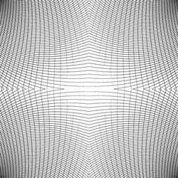 Grid of distorted dynamic lines repeatable curved vector