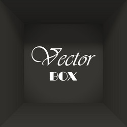 open box abstract background for text vector image