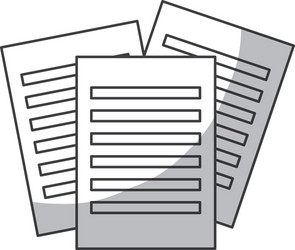 Document paper icon image vector