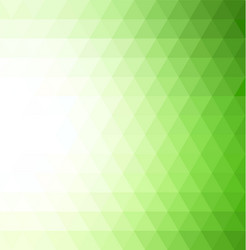 Abstract green background with square shapes Vector Image