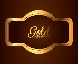 Gold background design Royalty Free Vector Image