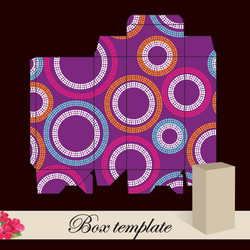 Gift box template Royalty Free Vector Image - VectorStock
