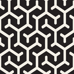 Interlaced Hexagonal Grid Pattern vector image