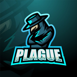 plague mascot esport logo design Vector Image