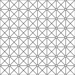 seamless ornamental pattern - simple design vector