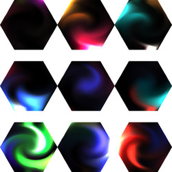 chromatic background in form a shape vector image