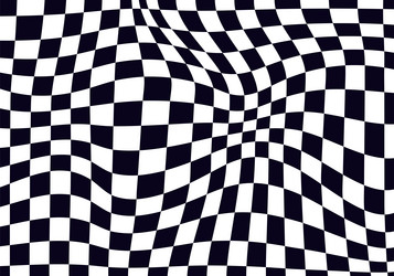 psychedelic checkerboard pattern vector image