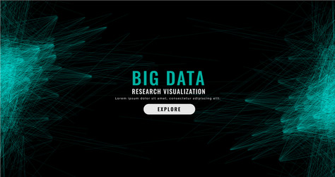 digital abstract big data mesh background vector image