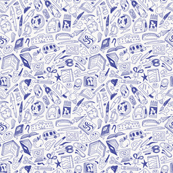 school education - seamless background Vector Image