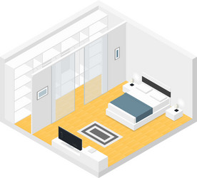 Living room isometric design Royalty Free Vector Image