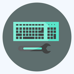 icon code engineering suitable for data analytics vector image