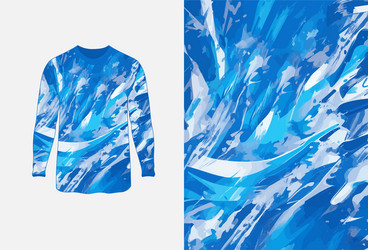 Long sleeve jersey grunge texture for extreme vector