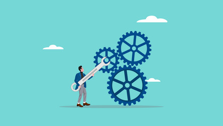 problem solving with the concept vector image