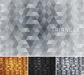 Geometric Triangular Background vector image