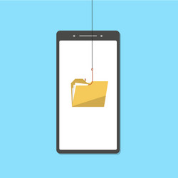 hacker stealing sensitive data personal vector image