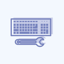 icon code engineering suitable for data analytics vector image