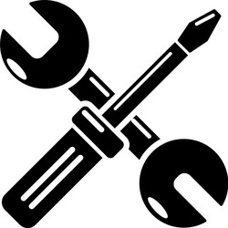 Tools repair icon simple style vector